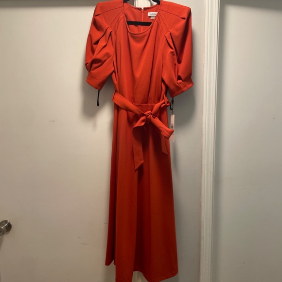 Calvin Klein A Line Midi Dress - Picture 2 of 6